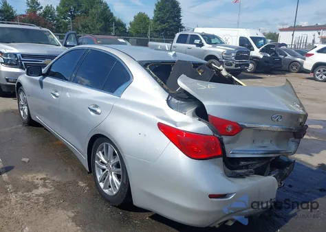 2017 Infiniti Q50 3.0T Premium z USA, uszkodzony, nr VIN JN1EV7AP6HM738453